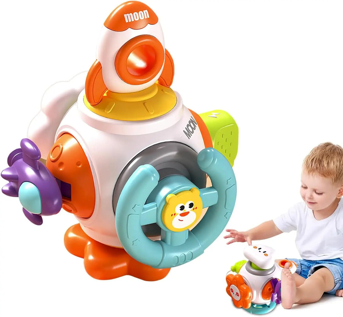 Grand cube d'activité en bois avec boucle - Montessori | JOUETS ET JEUX Grand cube d'activité en bois avec boucle - Montessori | JOUETS ET JEUX