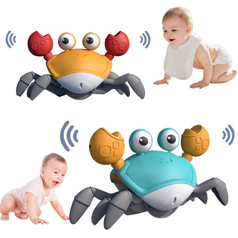 FYDUN Jouets pour bébé crabe rampant Crabe Jouet, LumièRes de Crabe Rampantes Interactives