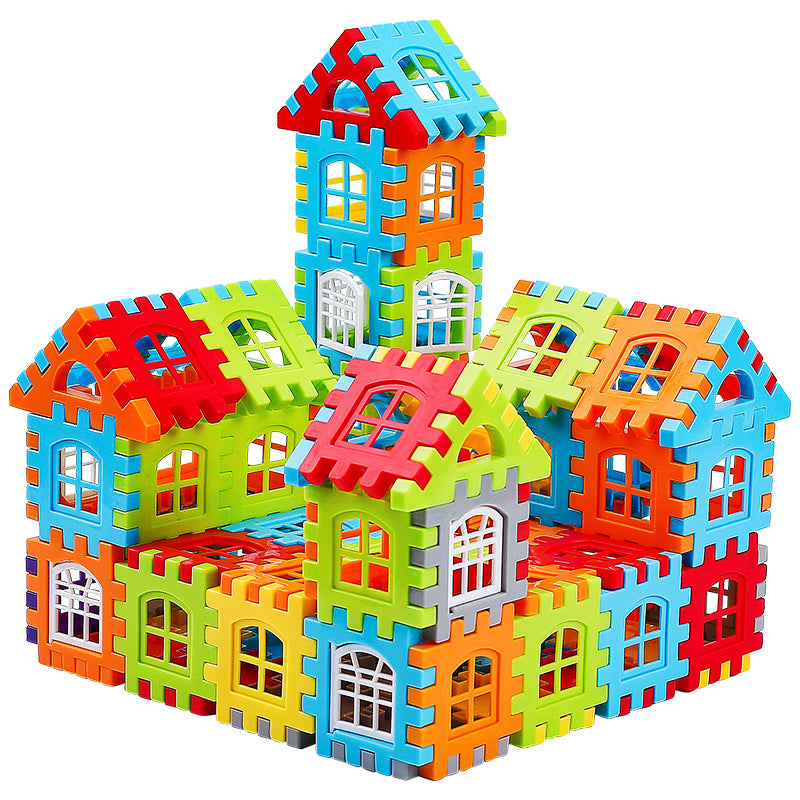 Jouet Montessori Bois Et Acrylique – Blocs De Construction Couleur – Cadeau 1-3 Ans (Perception, Créativité)