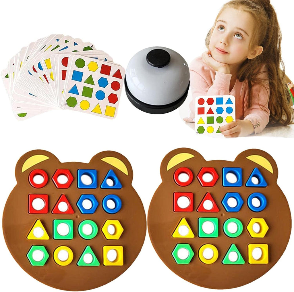 Jeu de formes géométriques et couleurs jouet montessori 2 ans jouet montessori 3 ans jouet montessori 4 ans jeu forme géométrique maternelle jeux de forme à placer jeux forme géométrique tangram