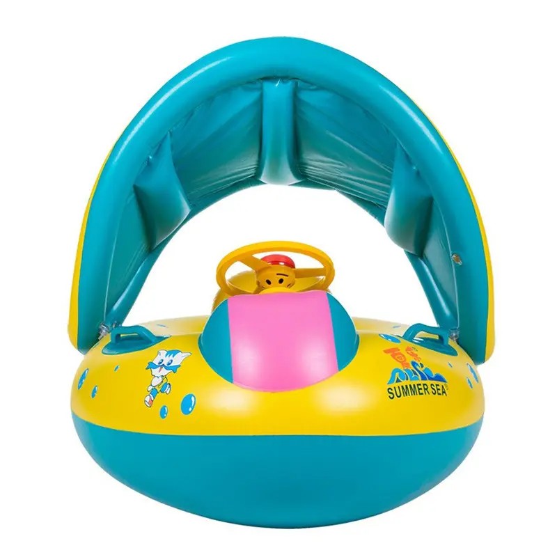 Bouée Bébé Piscine Sans Gonflage – Flotteur Portable 6-36 Mois, Anti-Basculement, Confort Et Sécurité Pour Plage, Lac Ou Piscine