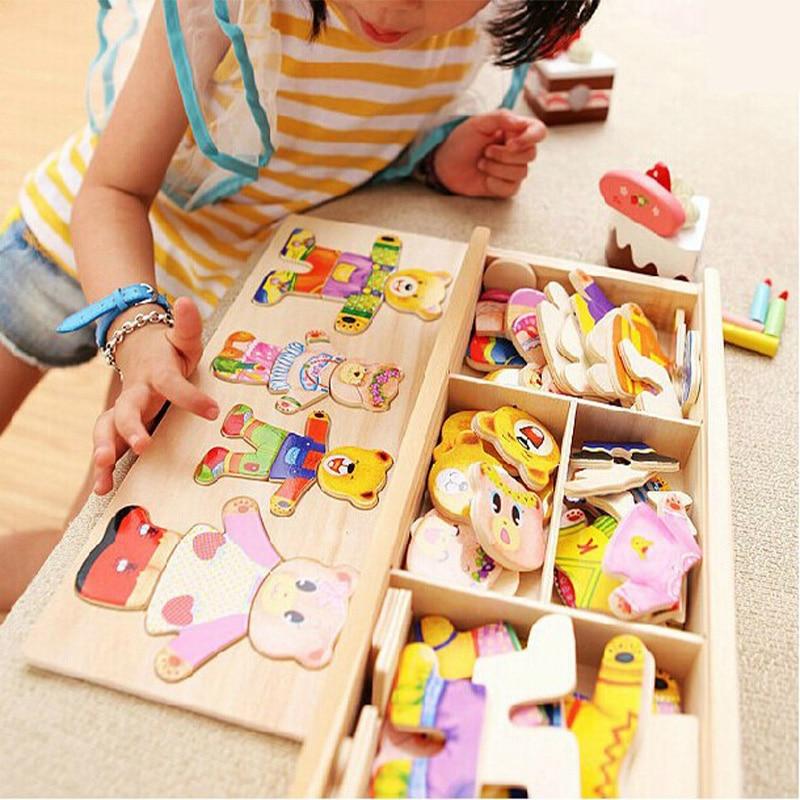 Puzzles en Bois Magnétiques pour d'Habillage et de Déguisement Activités | de Puzzle de Tri et de Correspondance Pour Maison, École, Maternelle Puzzles en Bois Magnétiques pour d'Habillage et de Déguisement Activités | de Puzzle de Tri et de Correspondance Pour Maison, École, Maternelle
