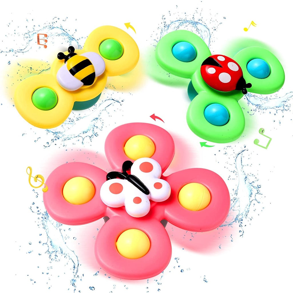Jouets Ventouse Sensoriels Jouets Tournants à Ventouse Birshe - 3 Pièces Sensoriels Pour Bain Bébé 1-3 Ans - Soleil, Abeille, Carotte Jouets D'éveil 1-3 Ans Jouets Ventouse Sensoriels Jouets Tournants à Ventouse Birshe - 3 Pièces Sensoriels Pour Bain Bébé 1-3 Ans - Soleil, Abeille, Carotte Jouets D'éveil 1-3 Ans