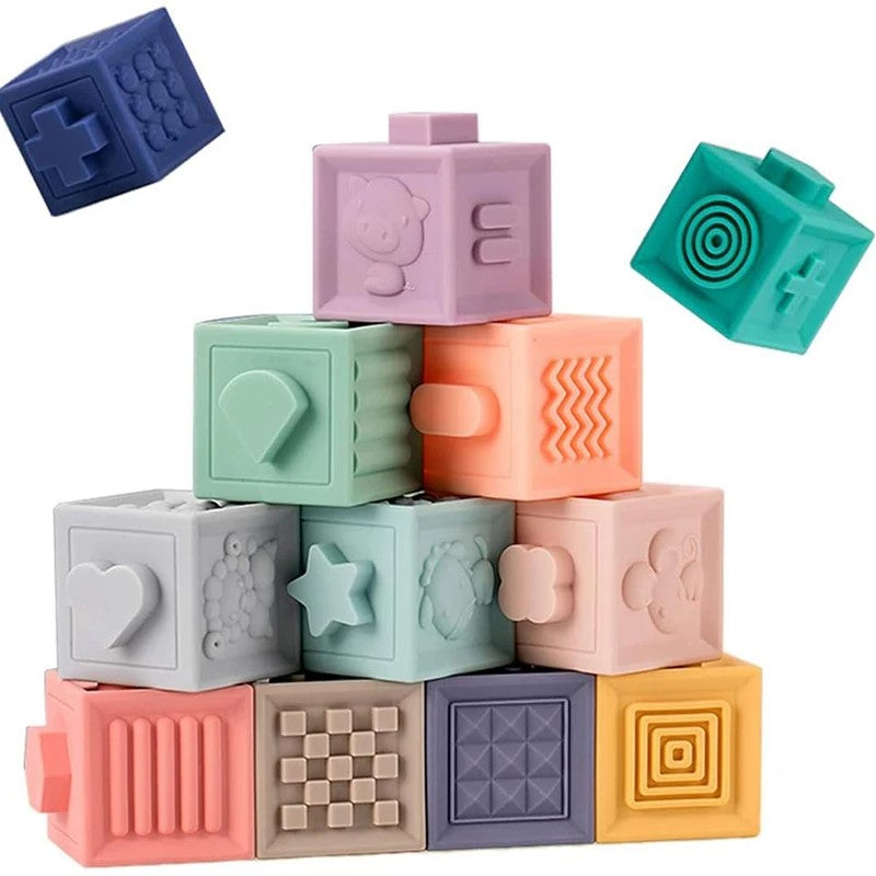 cubes à empiler montessori cubes à empiler bébé cubes à empiler plastique cube à empiler bébé 6 mois cube à empiler silicone