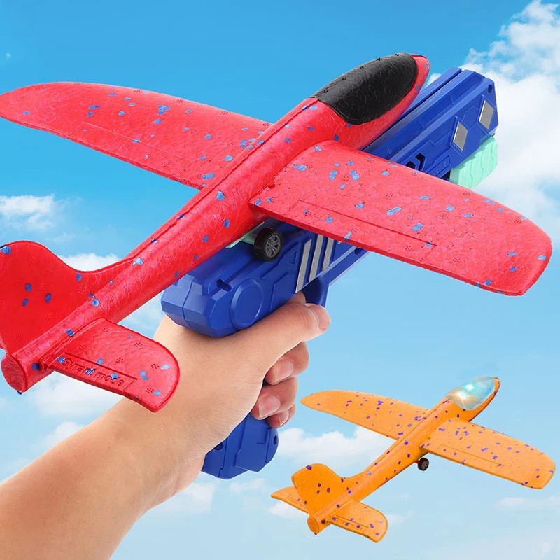 TNSRAY Lot De 8 Avions En Polystyrène à Lancer – Jouet Extérieur Sportif – Enfants Et Adultes – Planeur Léger