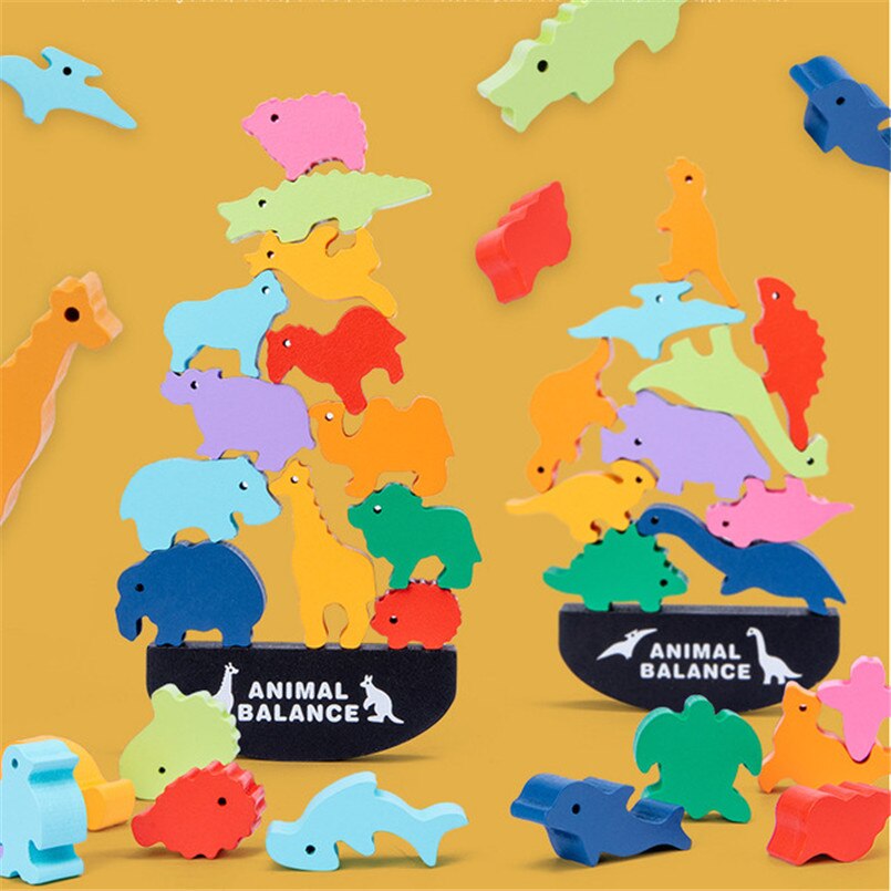 Jeu D'équilibre Animal En Bois - Pour Les Petits - jouet pour enfant, jouet bébé, puzzle pour enfant, jouet fille, jouet garcon