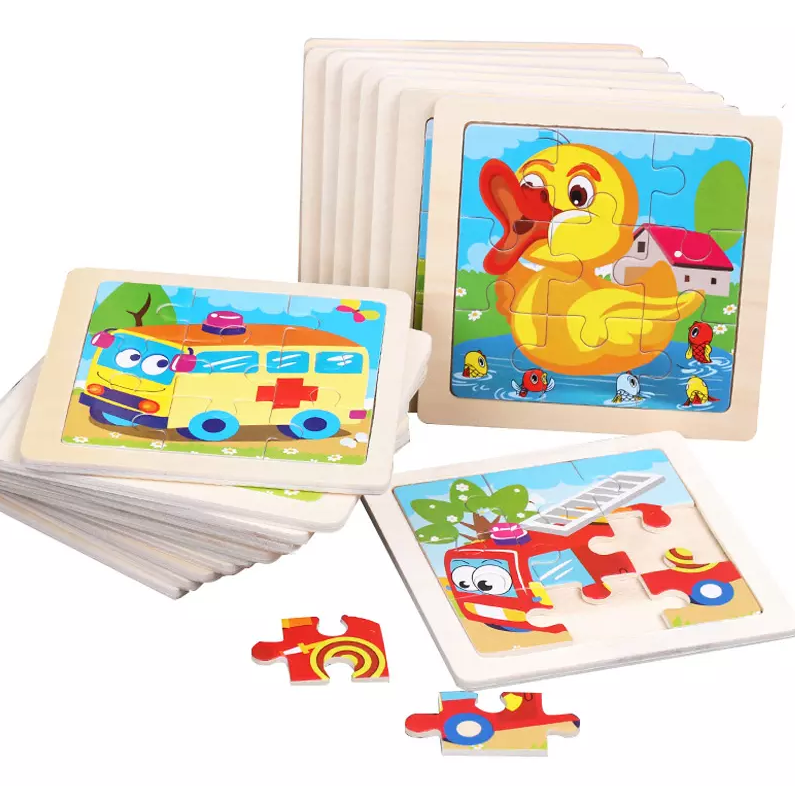 Puzzles en Bois pour Enfant 10 pièces – Pour Les Petits